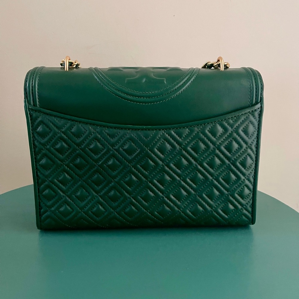 New Tory burch handbag  leather org $498 size medium 10,5/8/3,5 inch - Picture 4 of 16